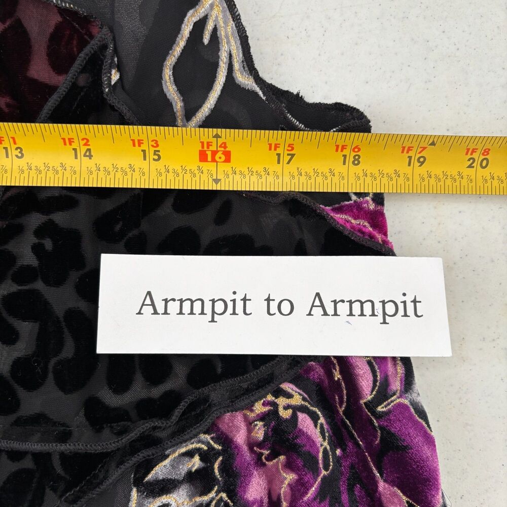 Velvet Burnout Patchwork Duster Small - image 5